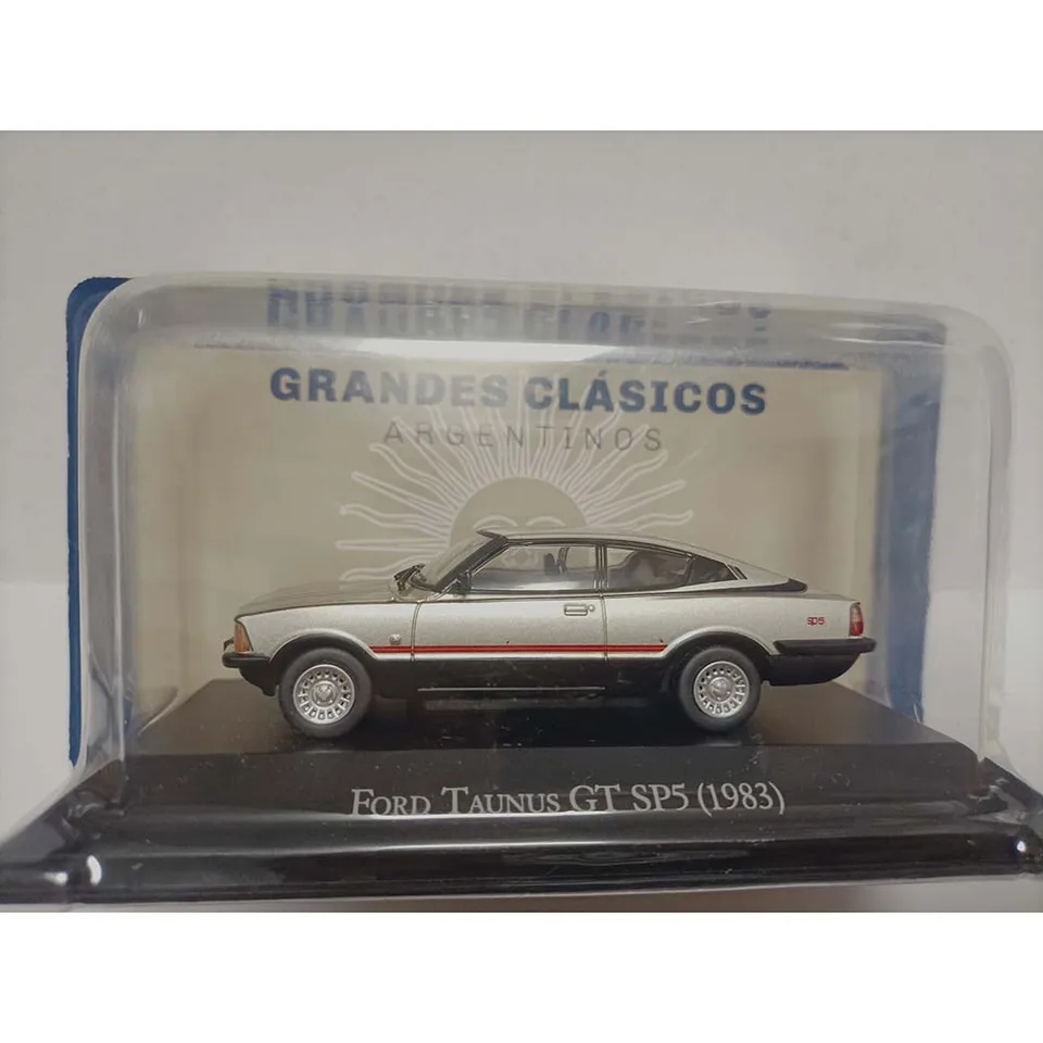 Ford Taunus GT SP5 1983 Die-Cast 1:43 Zliatina Zliatina Statický automobil Hobby Collection Zbierka ozdoby Rare retro kupé suvenír die-cast