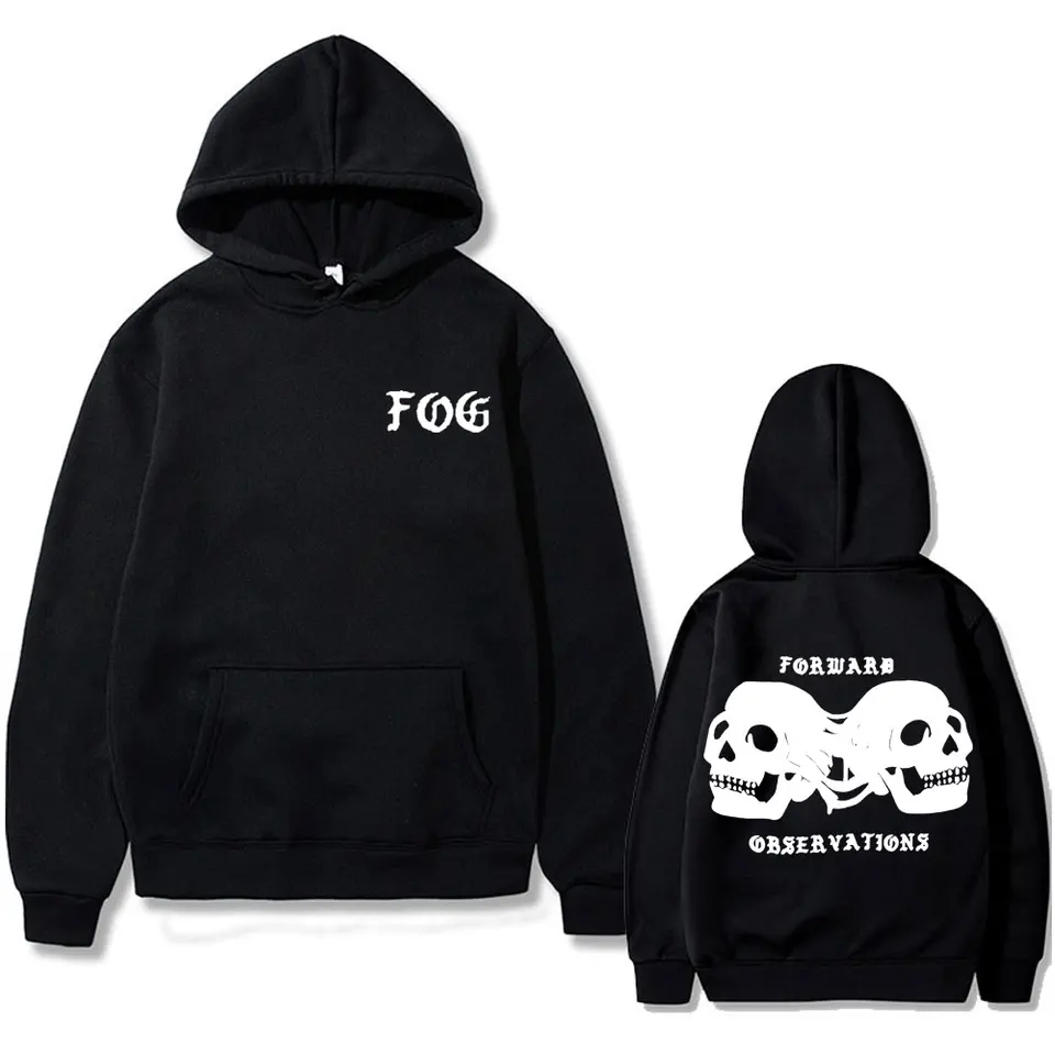 Forwardové pozorovania skupina Skeleton Grafická mikina muži gotické vinobranie mikina mužských nadrozmerných mikín pánske rockové streetwear
