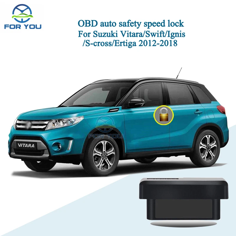 FORYOU AUTO AUTO AUTO OBD Plug and Play Speed ​​Lock Unlock 4 Dverové zariadenie pre Suzuki Vitara Swift Ignis S-Cross Ertiga 2012-2018
