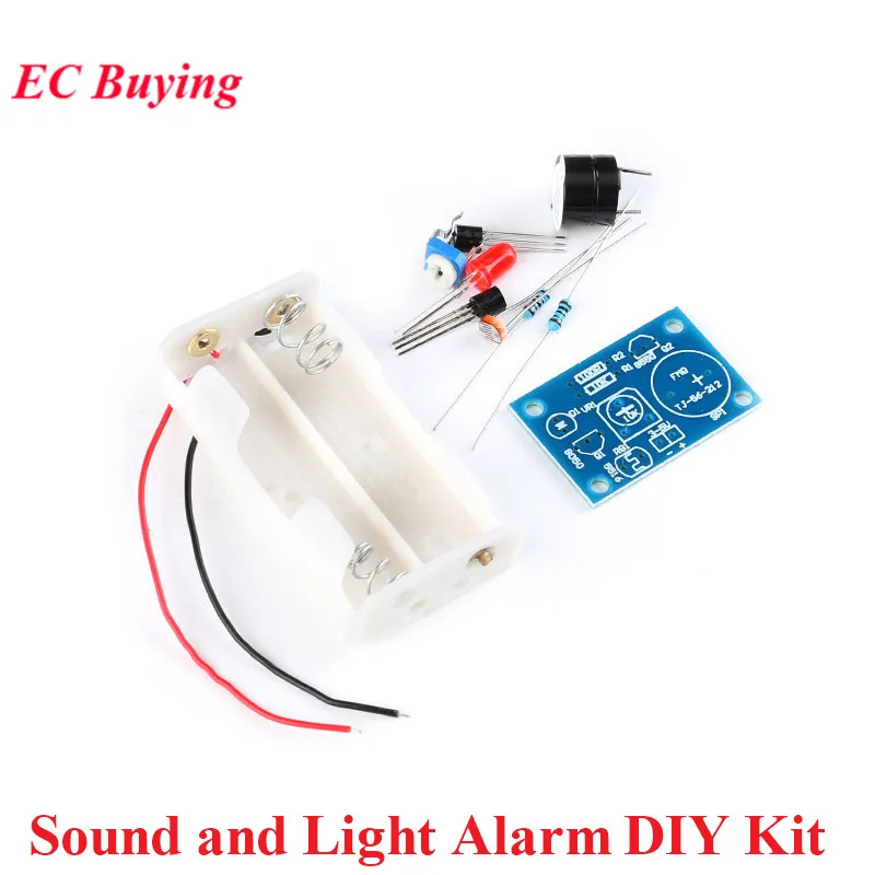 Fotografické zvukové svetlo Alarm DIY Kit elektronický výrobný vynález Zostava Zvuk a modul snímača svetla