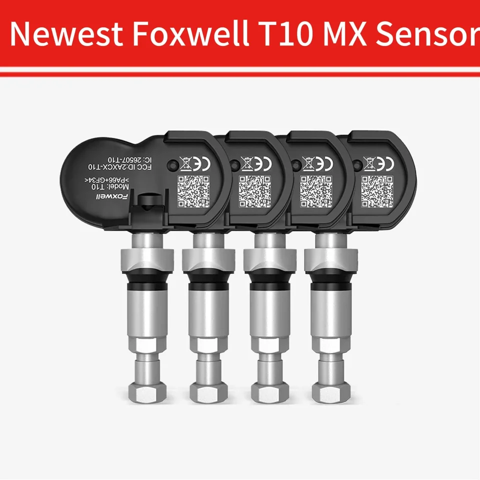 Foxwell CAR TPMS Senzor tlaku Monitor tlaku 2 v 1 433 MHz 315 MHz MX-Sensor Universal Activate Activate Programming Pneumative Opravy nástrojov