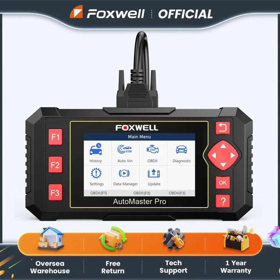 Foxwell NT604 ELITE OBD2 Automatický skener ABS SRS prenosový kód prenosu kódu OBD 2 LIVE DATA DIAGNOSTIC Diagnostický nástroj zadarmo Aktualizácia