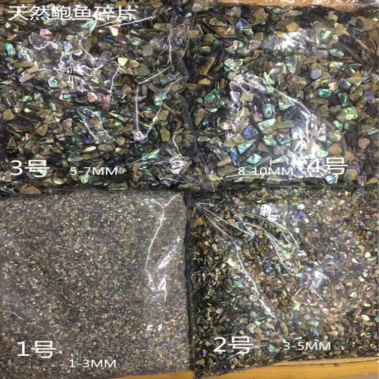 Fragmenty 1 kg/taška na nechty Fragmenty japonské škrupiny Prírodné fragmenty Abalone dekorácie nechtov DIY Príslušenstvo