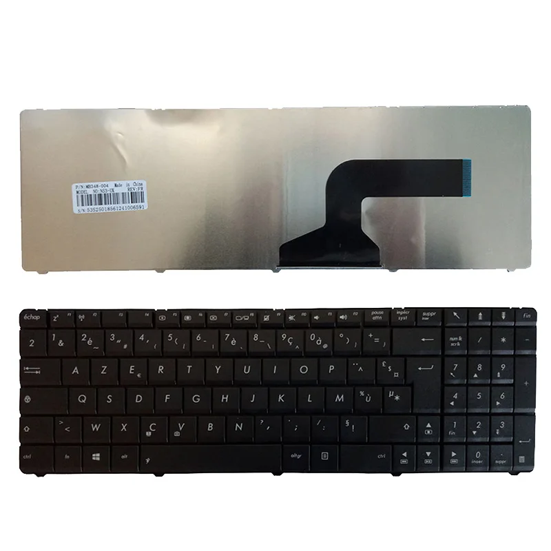 Francúzska klávesnica pre ASUS K52 N50 N53S N53SV K52F K53S K53SV K72F A53 A52 U50 G51 N51 N53 FR laptop Klávesnica čierna