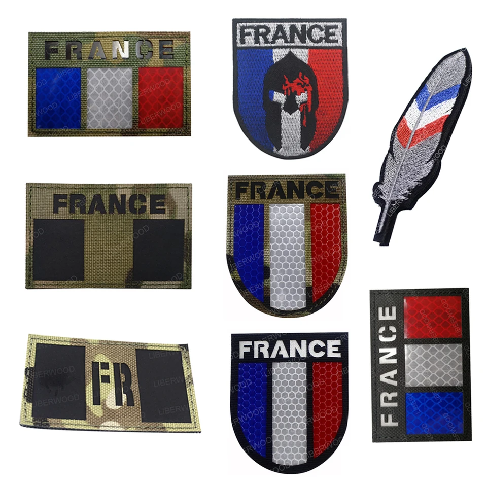 Francúzsko Ir Nationale Francúzska vlajka Špeciálna náplasť Frankreich Forces Patch