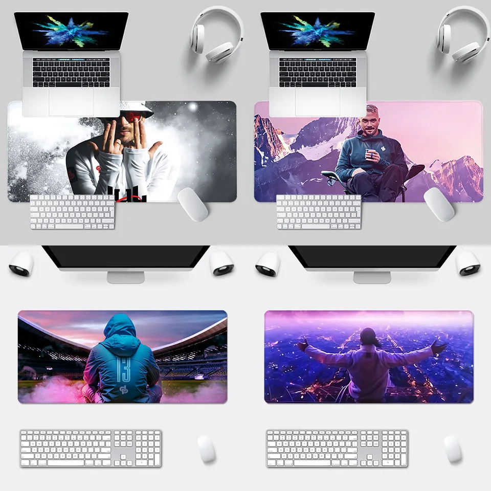 Francúzsko Jul Rapper MousePad HD Tlač počítačov počítačových hráčov Uzamyka