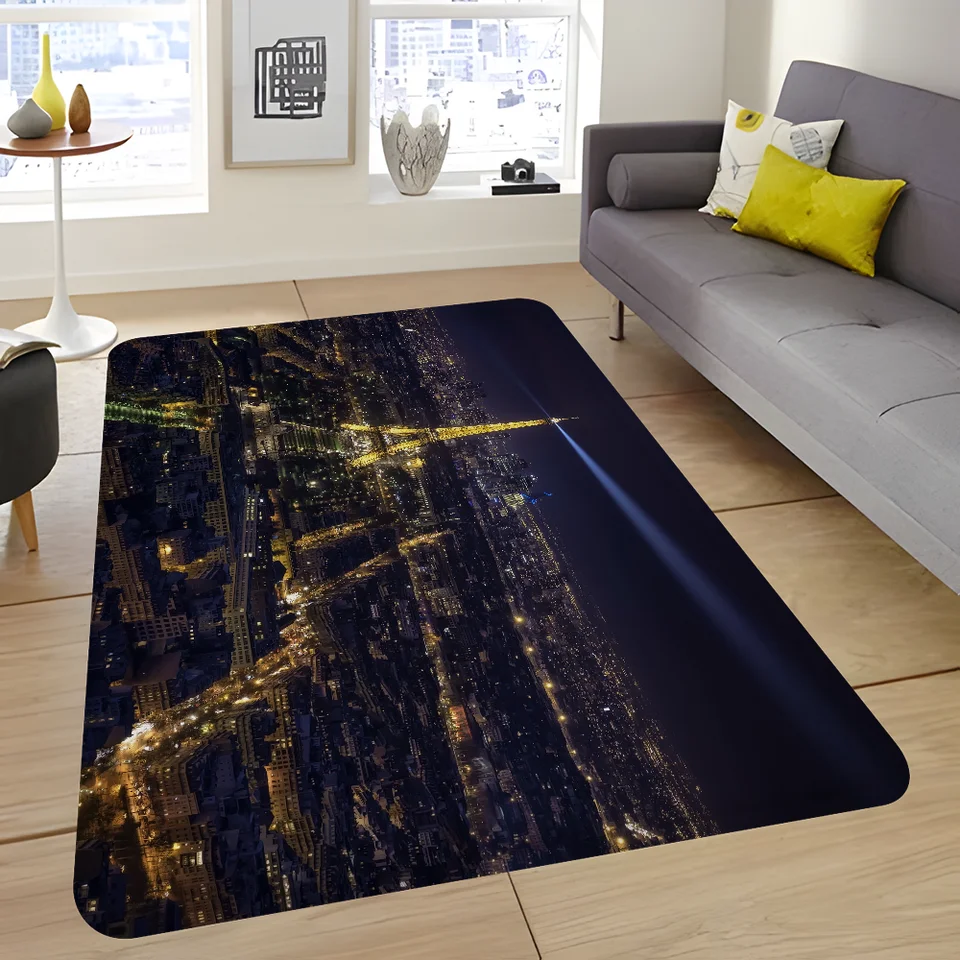 Francúzsko Paríž Eiffel Tower kúpeľňa rohož v štýle mäkká spálňa podlahová práčovňa Room Mat