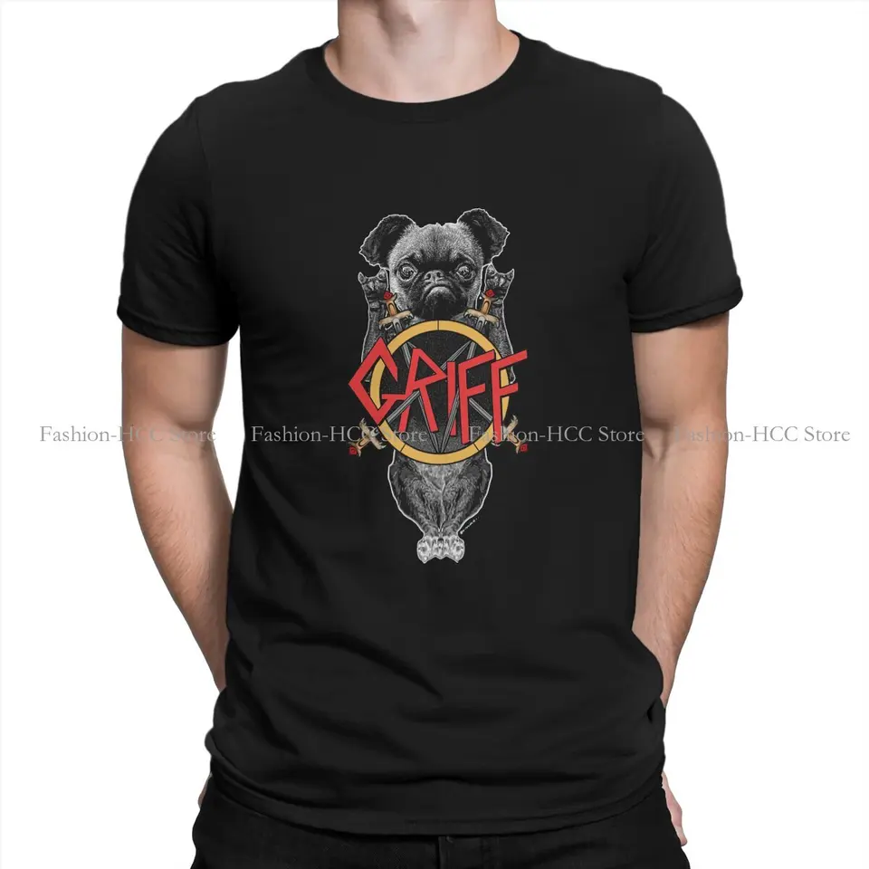Francúzsky buldog domácich miláčikov Lover Polyester Tshirt pre mužov kovový brusel griffon základné letné mikiny