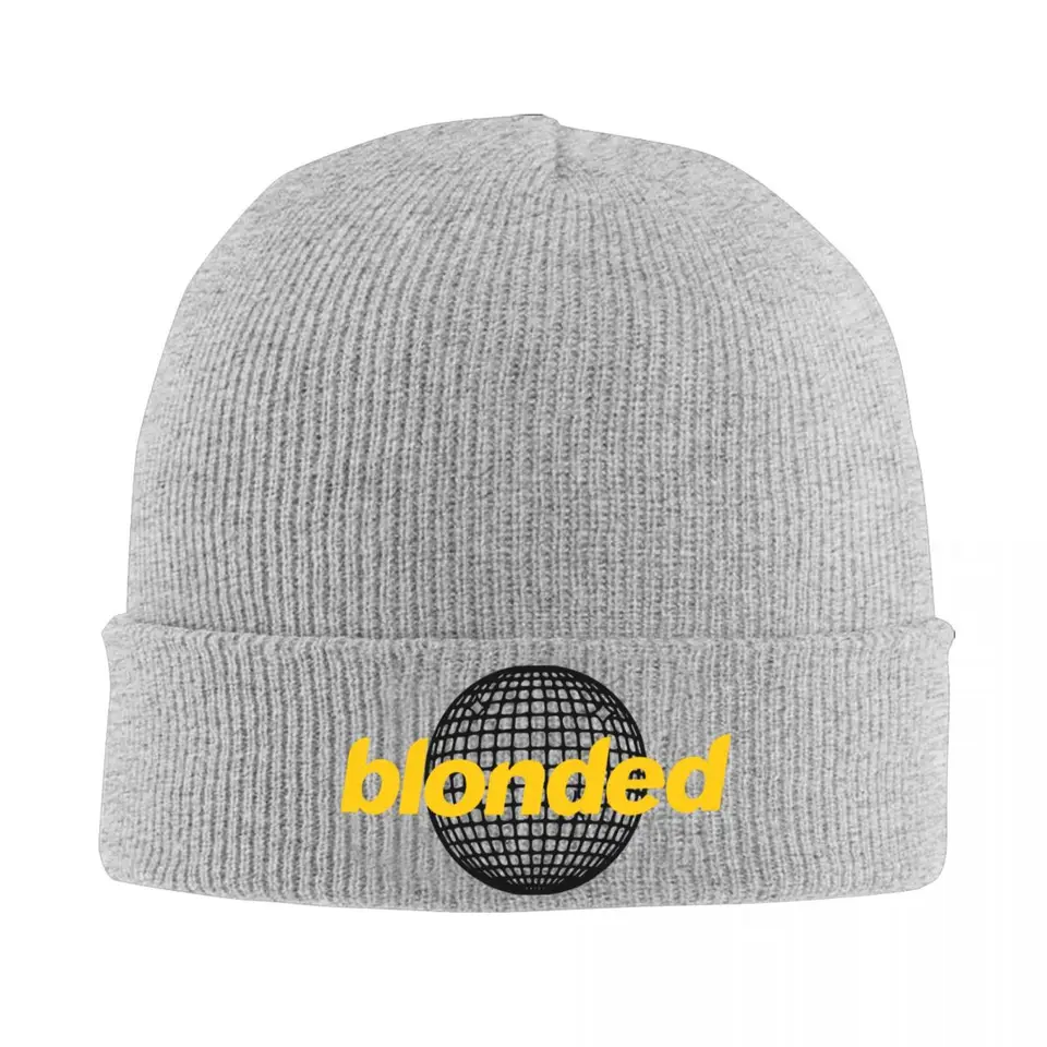 Frank Blond Ocean Hip Hop pletená čiapka Beanie Autumn Zimné klobúky teplé hip hopové rapper pre mužov ženy
