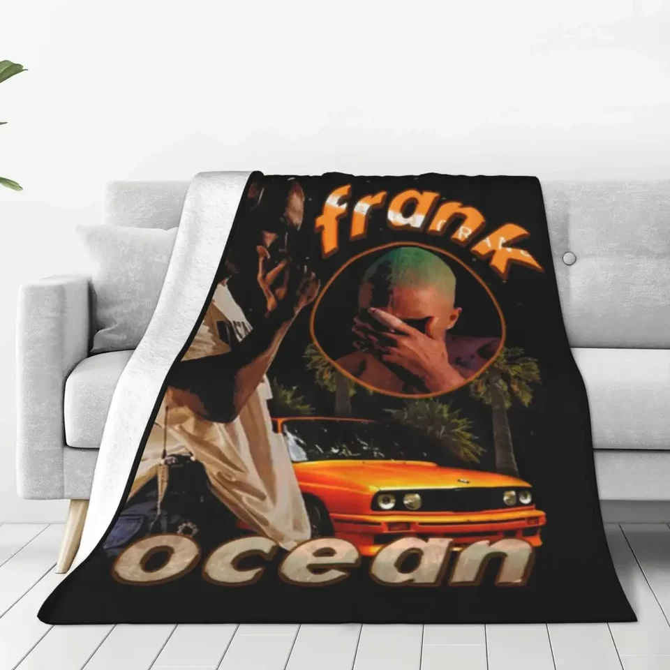 Frank Ocean Flanel prikrývky Kvalita super mäkký americký spevák hodenie jarnej cestovnej stoličky pohovka