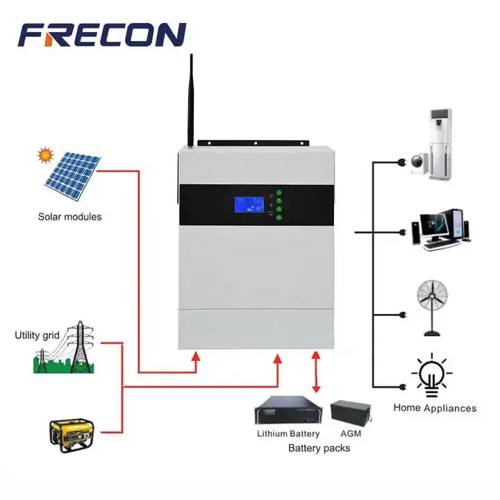 Frecon Factory 3KW 5KW SP520 OFF Solar Inverter Klimatizačná slnečná kondicionér Čistý výstup sínusovej vlny 3000 W Pure Sine Wave Power Inverter