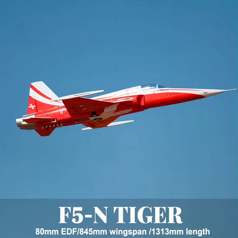 Freewing RC Plane 80mm DUCTED FAN F5-N TIGER Phantom. Model simulácie lietadiel EDF lietadiel