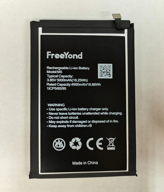Freeyond M5 5000 mAh 3,85 V batéria pre multilaserový mobilný telefón bateriu vymeňte diely