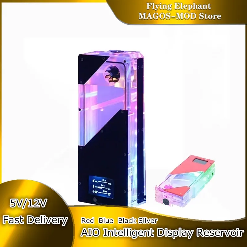 FreeZemod AIO Intelligent Display Combo Combo, LCD Prietokmeter RPM RPM Teplota rýchlosť merania Tank 5V/12V