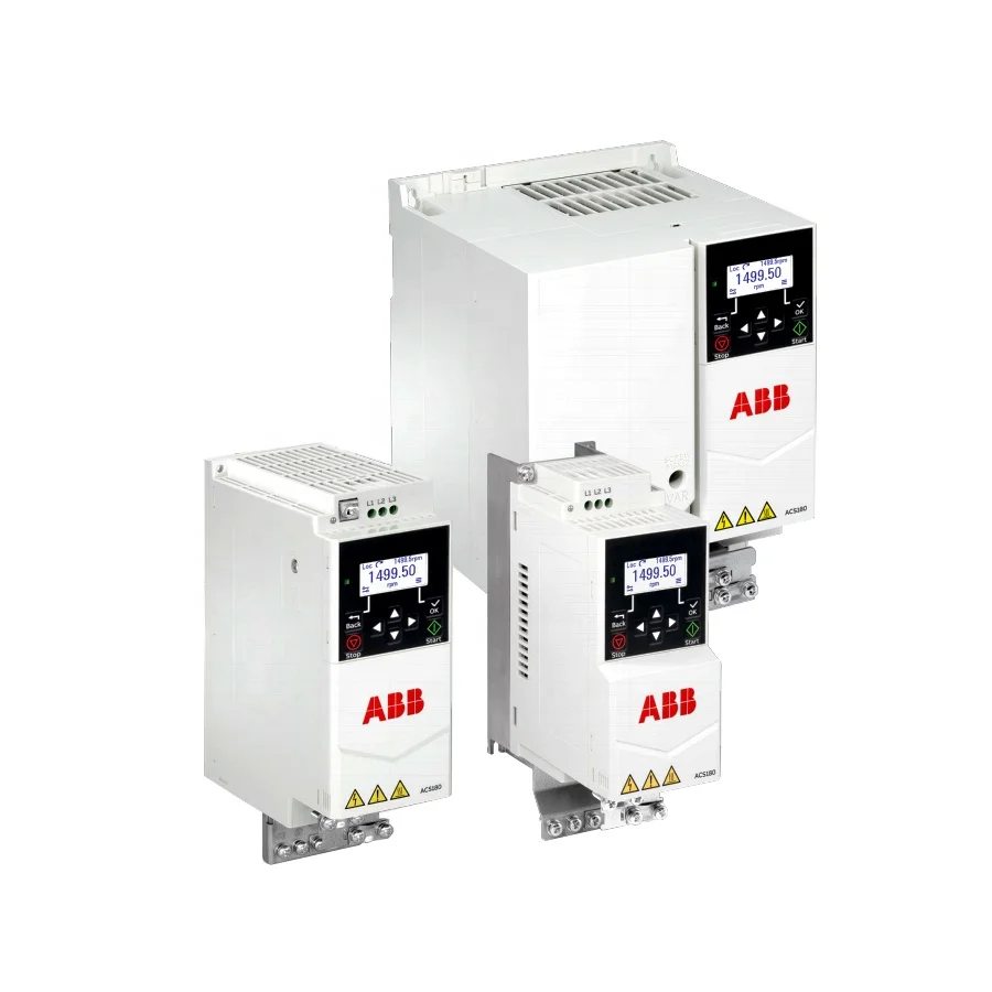 Frekvenčný prevodník ACS180 ABB 0,55 kW ACS180-04N-01A8-4 Nízko napätie AC PLC Machinery Drivuje frekvenčný konvertor