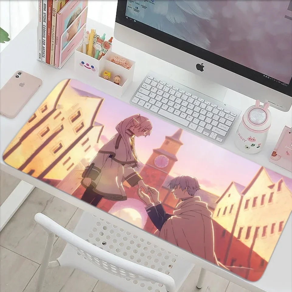 Frieren Beyond Journey's End MousePad xxl počítačový notebook Gamer Mouse Mouse Rat