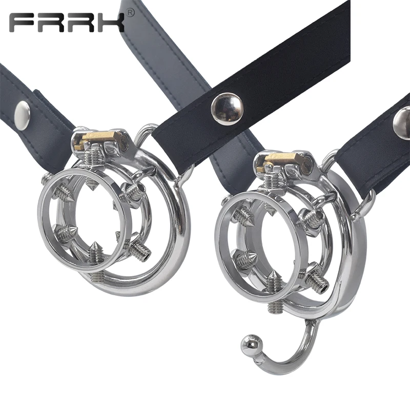 Frk Pu Belt Strapon Best s kovovou cudnosťou klietky klietky klietkový klietk držiak držiak penis rings rings bdsm shop intímne sexuálne produkty hračky