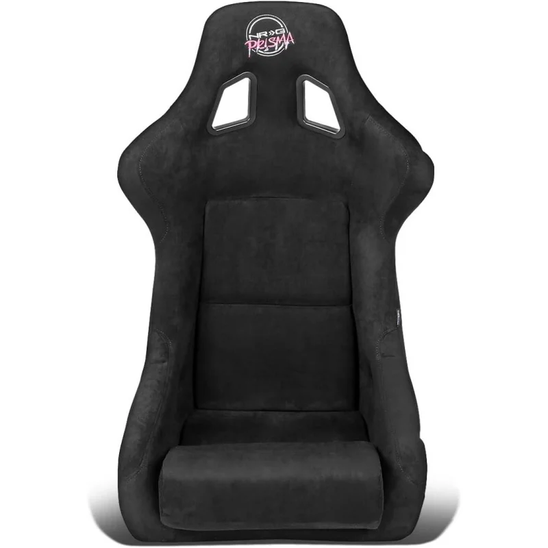FRP-302BK Veľká veľkosť vláknitého skla pretekárske sedadlo Black Alcantara