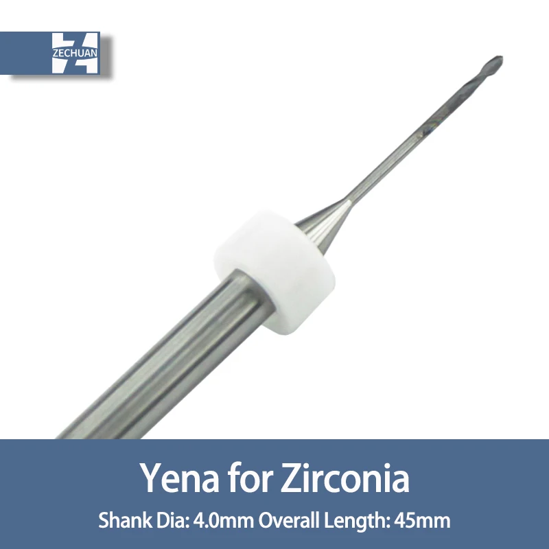 Frézovanie CAD/CAM pre zirkónia Cutters Lab DC Diamond Coating DLC ​​pre Yenu
