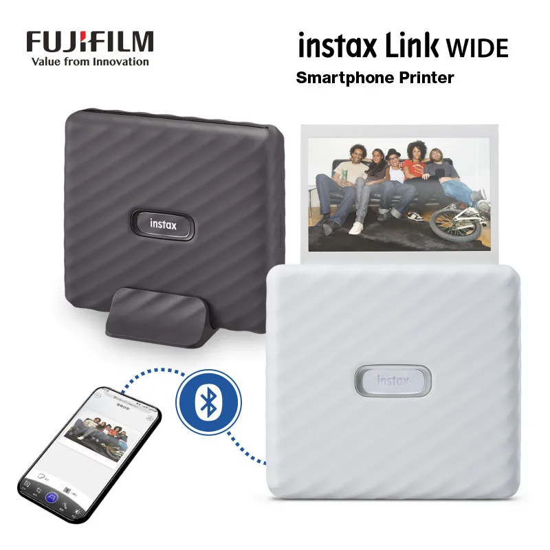 Fujifilm Instax Link so širokouhlým uhlom tlačiarne v zábavnom režime jednorazová zobrazovacia tlačiareň s voliteľným filmovým papierom Fujifilm Instax