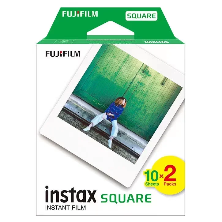 Fujifilm Instax Square Film 10 listov White Edge Photo pre instax Square SQ6 SQ10 SQ20 Hybridný okamžitý fotoaparát a zdieľanie tlačiarne SP-3