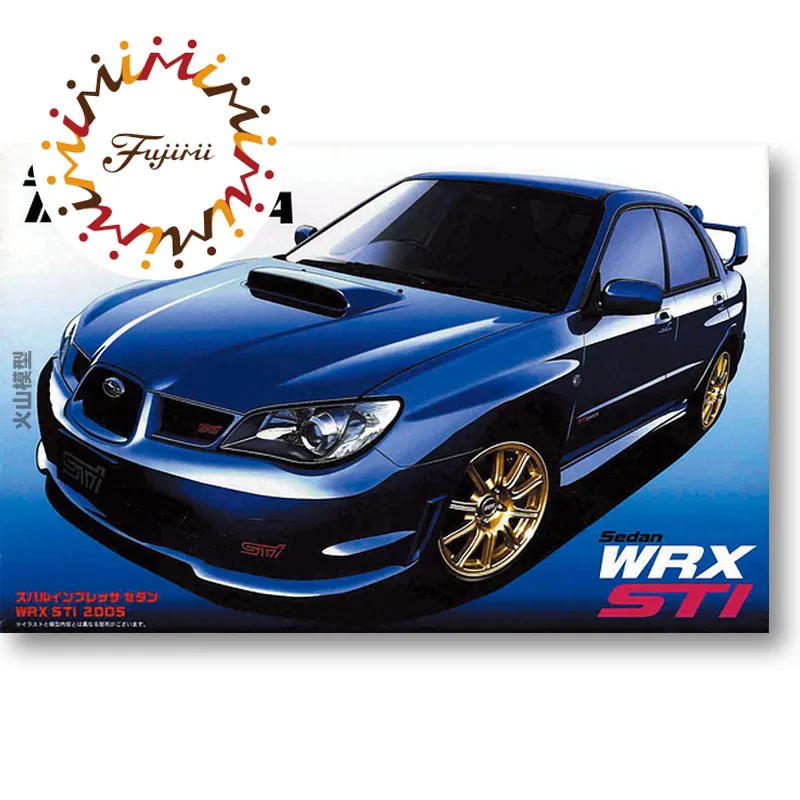 Fujimi 03669 Statický zostavený model automobilu 1/24 Stupnica pre Subaru Impreza WRX STI 2005