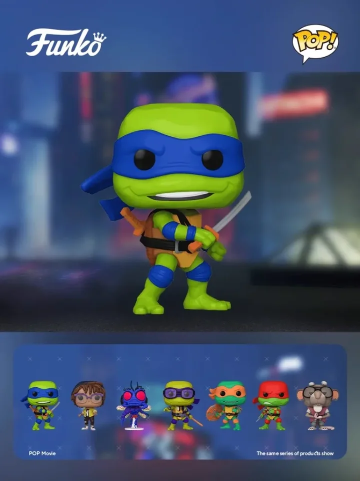 Funko pop dospievajúci mutant ninja korytnačky akčná figúrka mutanta Mecha Shredder's Revenge hračky Ozdobia