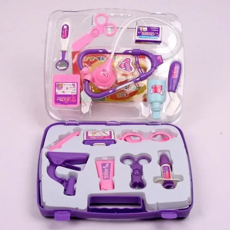 [Funny] Play House Toy Way 14ks/Set Child Kids Simulation Doctor Play Set Nurse Medicine Plastic Toolkit Box Prestierajte