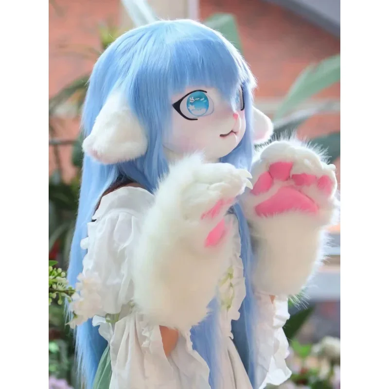 Fursuit Kigurumi Headsets Furry cosplay kostýmy gubbit Doll Cat Costumes zvierací hlavy Nositeľné kig náhlavné súpravy zvierací kostýmy Mn1