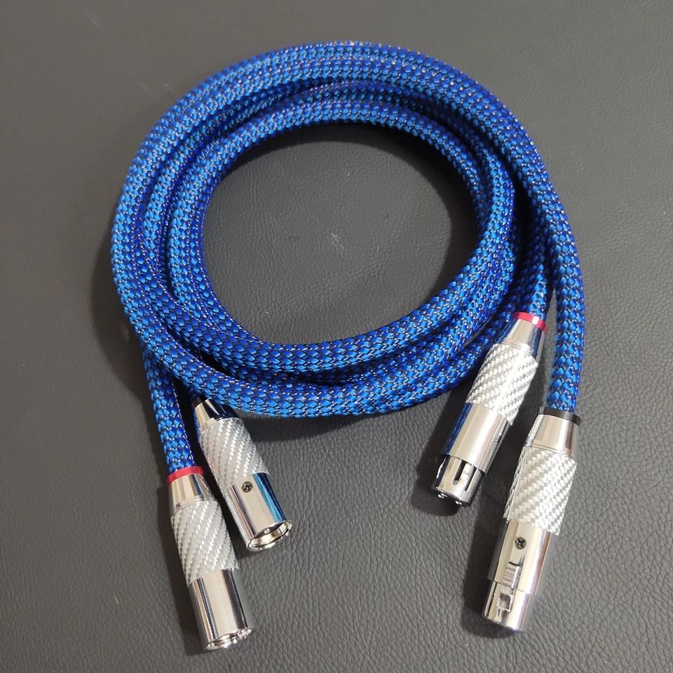 Furutech DAS-4.1 TOP-OF-THE-LINE XLR KABBEL ALPHA OCC KONGRYPTOVANÝ ŠTÚDICKÝCH VÝKONNÝCH VÝKONOV Mikrofónom vyváženia mikrofónu 1 Pár 1