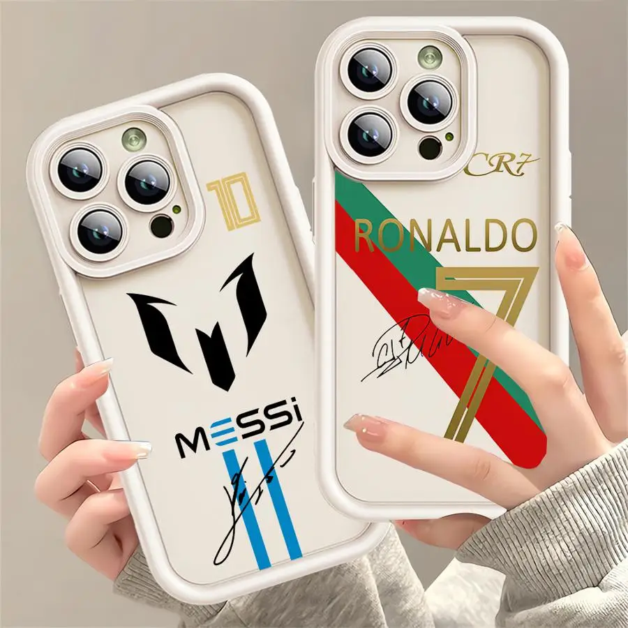 Futbalová hviezda CR7 Číslo 10 Púzdro o telefóne pre Xiaomi Redmi 14C 13 13C 12C K50 K40 10C 10 9T 9C 9A K30 4G 5G Soft TPU Zadný kryt TPU