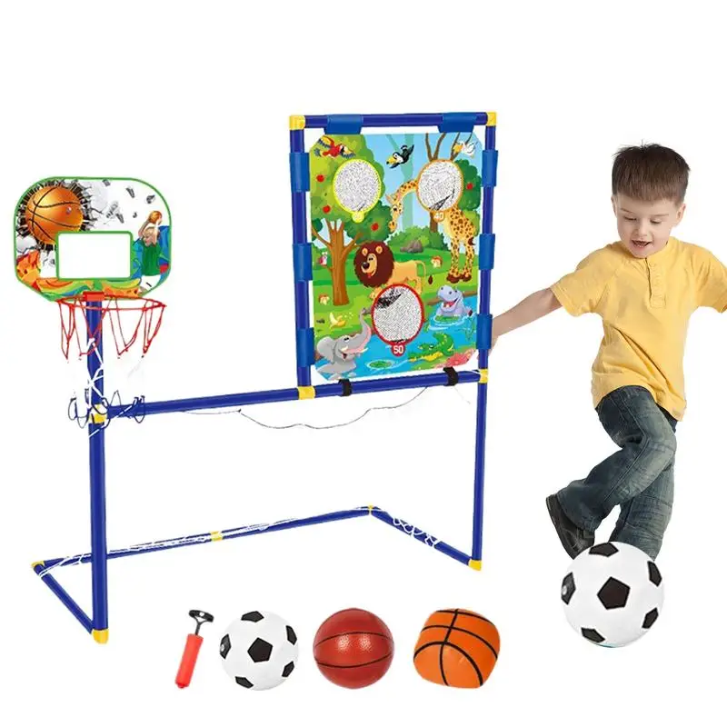 Futbalová hádzanie cieľového basketbalového obruču futbalová sieť deti basketbal obruč malé deti basketbalové obruč futbalový gól