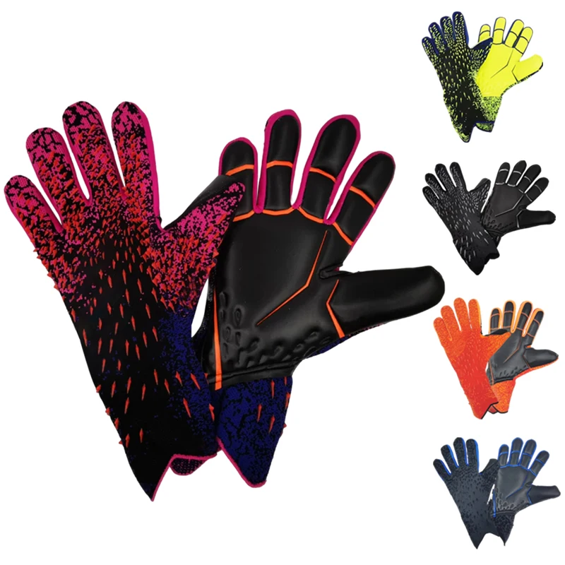 Futbalový brankár brankár Rukavice Rukavice Dieťa muži Strong Grip futbal futbal latex Zhustená ochrana Deti pre dospelé brankári rukavice športy športy