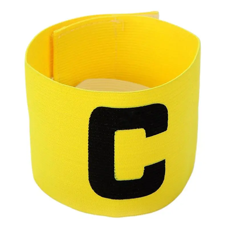 Futbalový kapitán Armband C futbalové basketbalové hráč Arm Arms Non-Slip Classic C kapitán Captain Captain's Armband Futbal pre