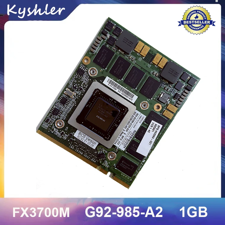 FX3700M FX 3700M G92-985-A2 1G Video Graphics VGA karta s X-Bracket pre Lenovo ThinkPad W700 W700DS Rýchle preprava
