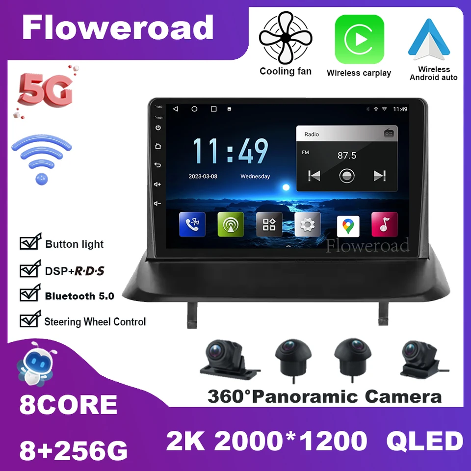 Fyt7862 Android 13 pre Peugeot 3008 2013-2016 Rádio Tmultimedia Video Player Navigation Stereo GPS CarPlay Auto BT5.0 5GWIFI
