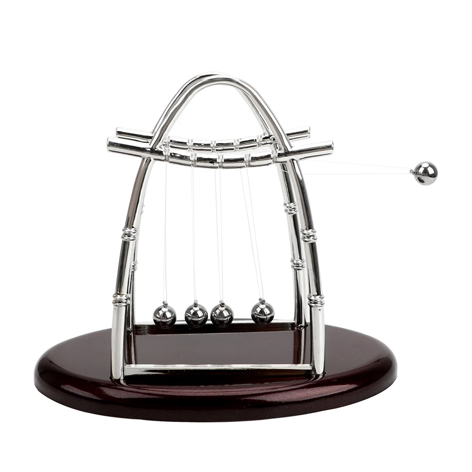 Fyzikálna vedecká remeslá vzdelávacie hračky Domov Ozdobia Newtons Cradle Steel Balance Ball