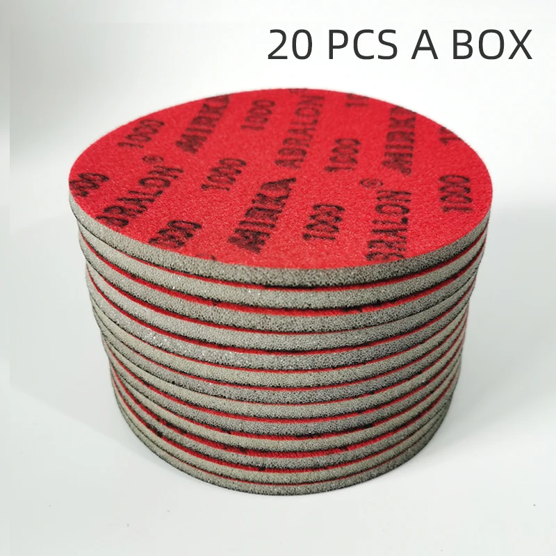 Fínsko Mirka 6 palcov 150 mm špongie brúsny papierok okrúhle sebapoškodzovanie