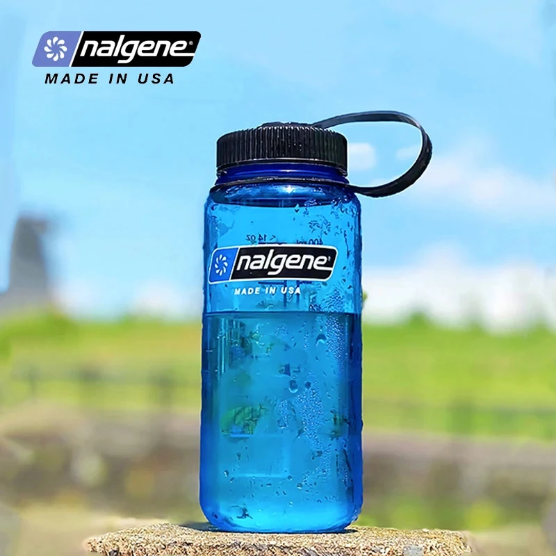 Fľaša na vodu v ústach po celej nalgene, vonkajšie športy, kemping, cestovanie, turistika, detská vodná šálka, pitná fľaša, 500 ml