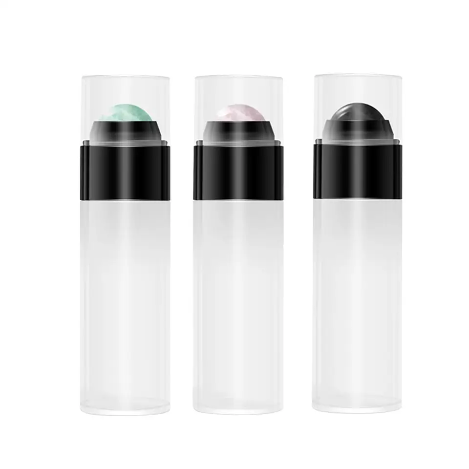 Fľaše éterického oleja valca 30 ml prázdny únik Proof s valčekovou guľou