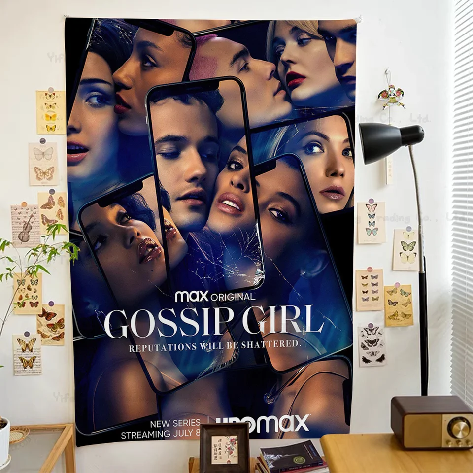 G-Gosips Girl TV TV Hippie Wall zavesenie tapisérií Art Science Room Home Decor Kawaii Room Decor
