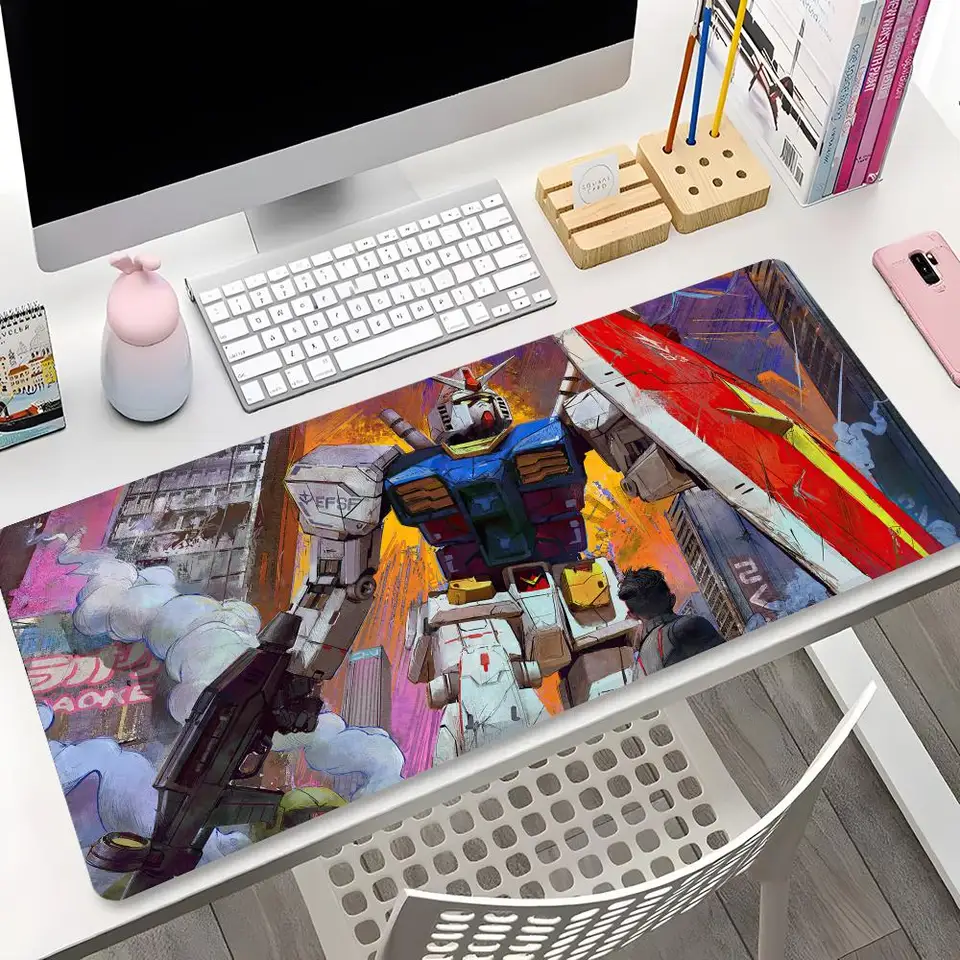G-Gundames Mouse Pad Gaming Hering Edge Big Computer Gamer Veľký gumový umenia myš