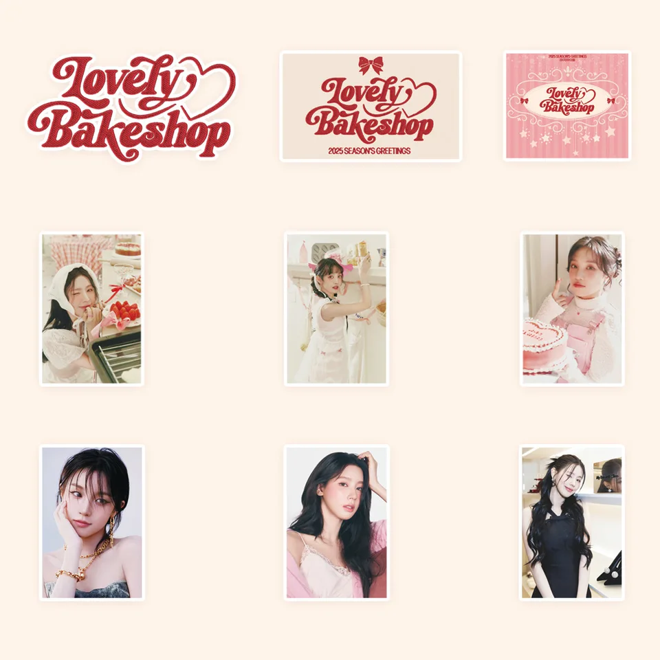 (G) Idol Idol Nový album Lovley Bakeshop Decoration Scrapbook Sticker Sticker Miyeon Minnie Soyeon Yuqi Shuhua Sticker Fans Fans Fans Darček