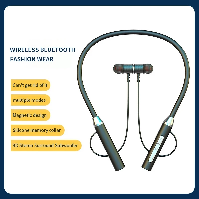 G07 na krk na krk na krk Bluetooth slúchadlá bezdrôtové headset ultra dlhé pohotovostné športové vodotesné magnetické slúchadlá s mikrofónom