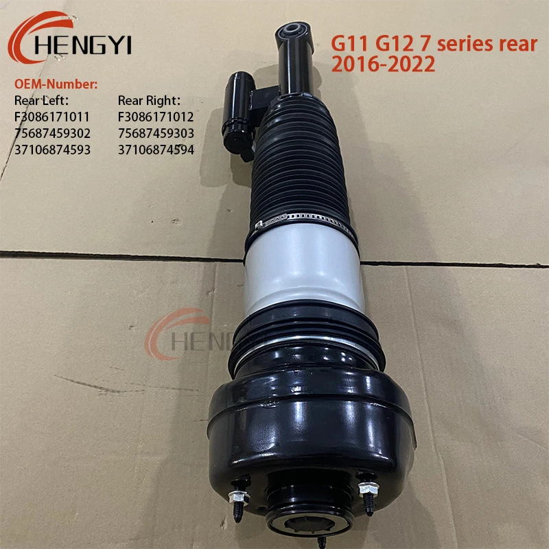 G11 G12 7 Series Zadný ľavý pravý vzduch Strut Shock 37106874594 37106874593 2016-2022 1 Rok záručný tlmič šok
