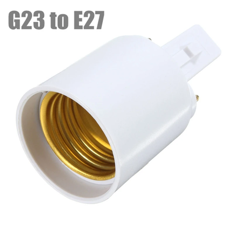 G23 až E27 Base Socket Držiteľ držiaka pre konvertor pre LED / Halogén / CFL žiarovku žiarovky 110-240V Vysoko teplota odolná voči
