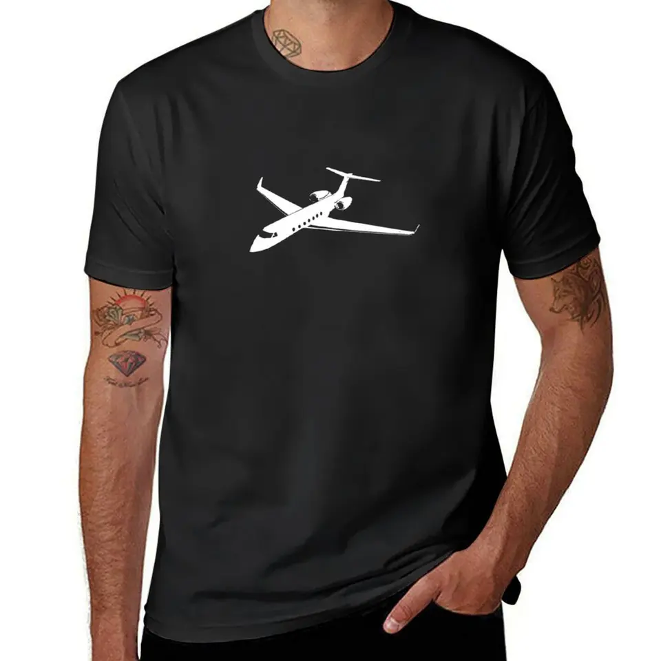 G5 Jet T-Shirt New Edition Customs Prispôsobené košele Grafické odpaliská Men tričká