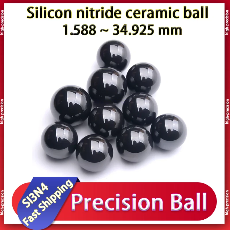 G5 SI3N4 Presné kremíkové nitridové keramické guľky 1,5/2,5/3/5/6/7/8/19/10/11/11/15 mm keramická guľa High Precision High Precision Balls