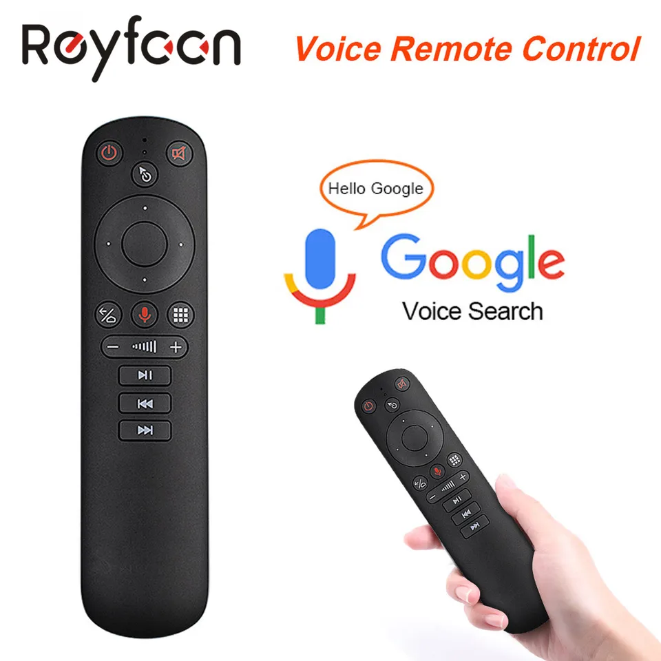 G50S Voice Control Air Mouse s Gyro Sensing Mini Wireless G50 Smart Remote podsudok pre Android TV Box PC PK G10S G20 G20 G30