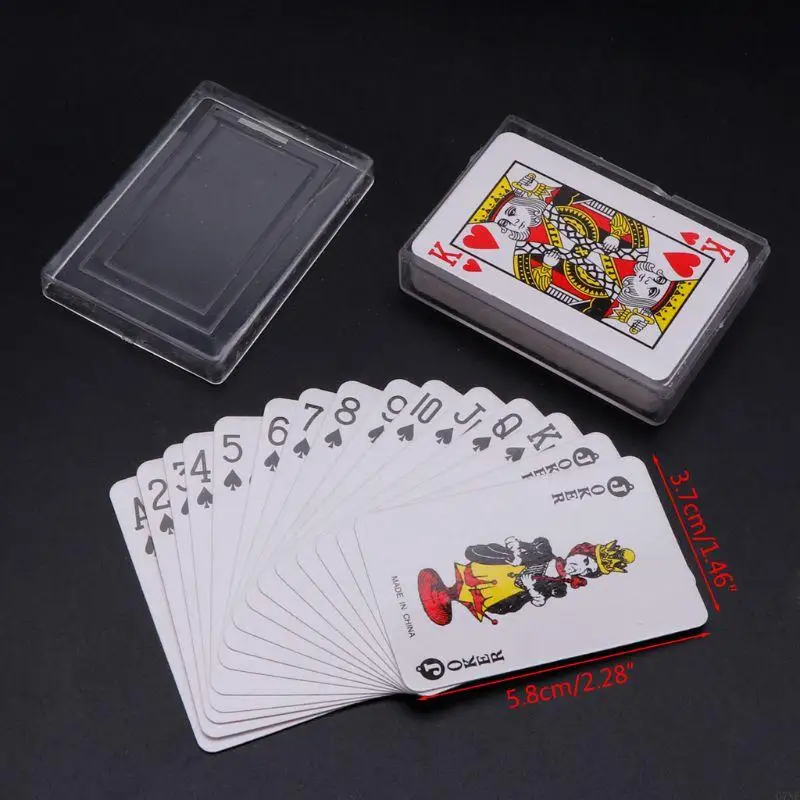 G7NF Miniature Games poker hracie karty Dollous Mini poker malé herné karty festival festival hier domáci výzdoba hračky